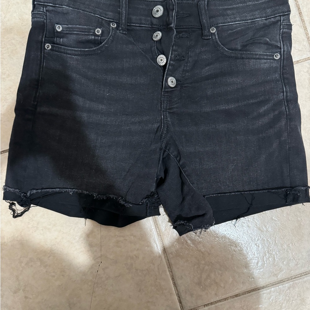 American Eagle Outfitters Black Jean Shorts